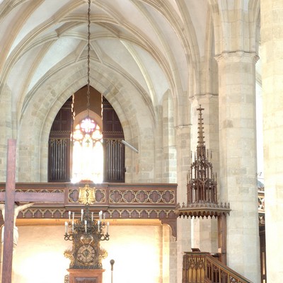 Umiestnenie organa v pôvodnej lokalite - v Katedrále sv. Martina v Bratislave.