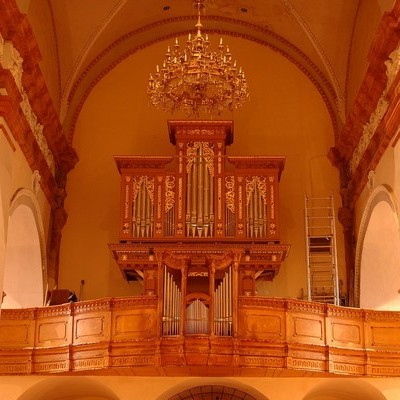 Autor foto: Marian Alojz Mayer. Organ počas prestavby v r. 2006-2007.