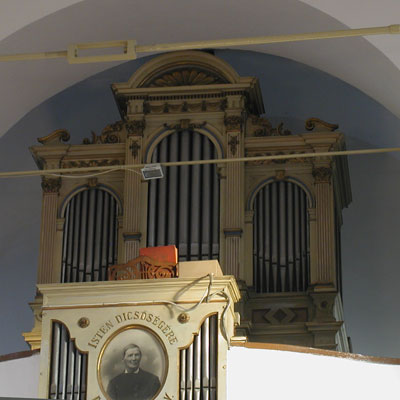 Jednomanuálový organ s pedálom I / P / 6/4 (5/3+1)